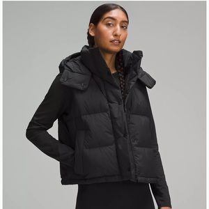 Lululemon Wunder Puff Cropped Vest size 4